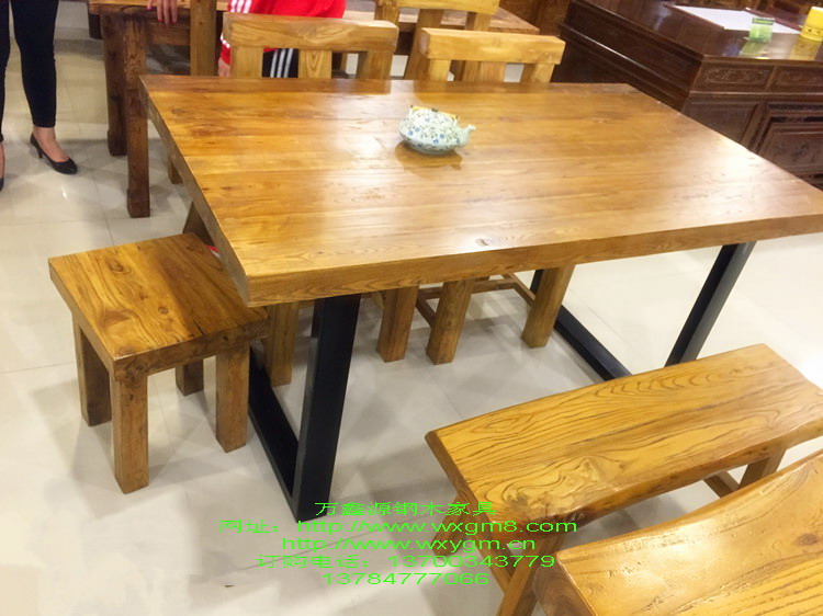 实木餐桌椅012