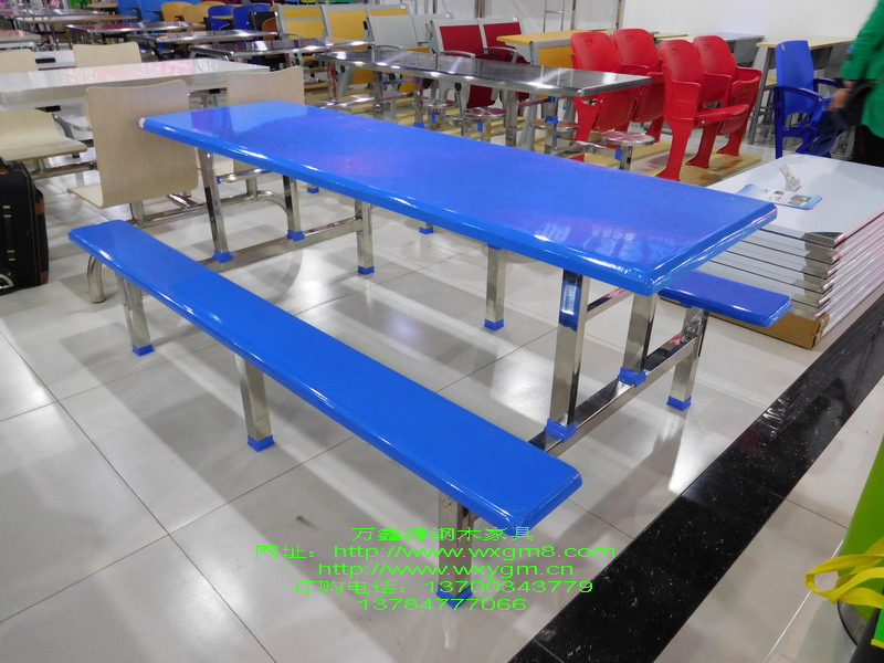 食堂餐桌椅-不锈钢平板008