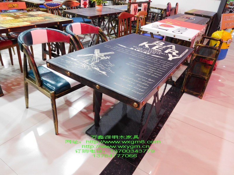 主题餐厅桌椅 008