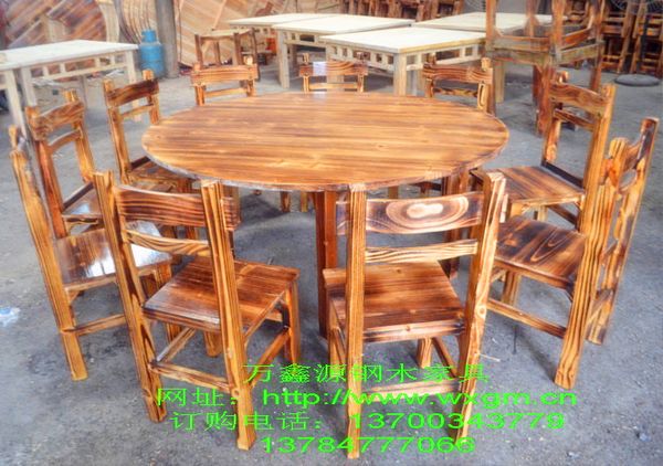 实木餐桌椅055