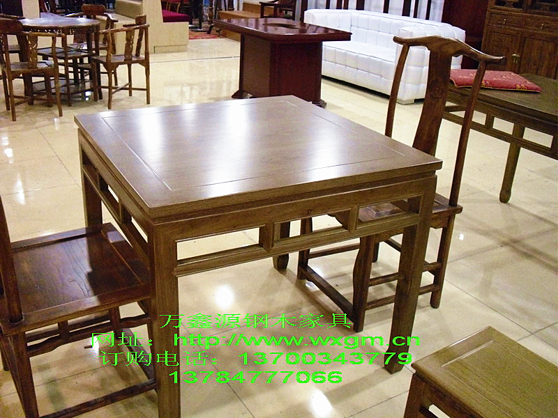 实木餐桌椅046