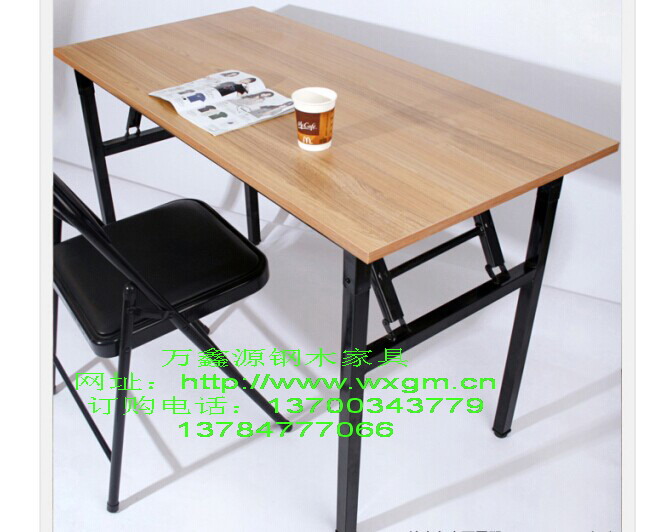 快餐桌椅（折叠腿桌）